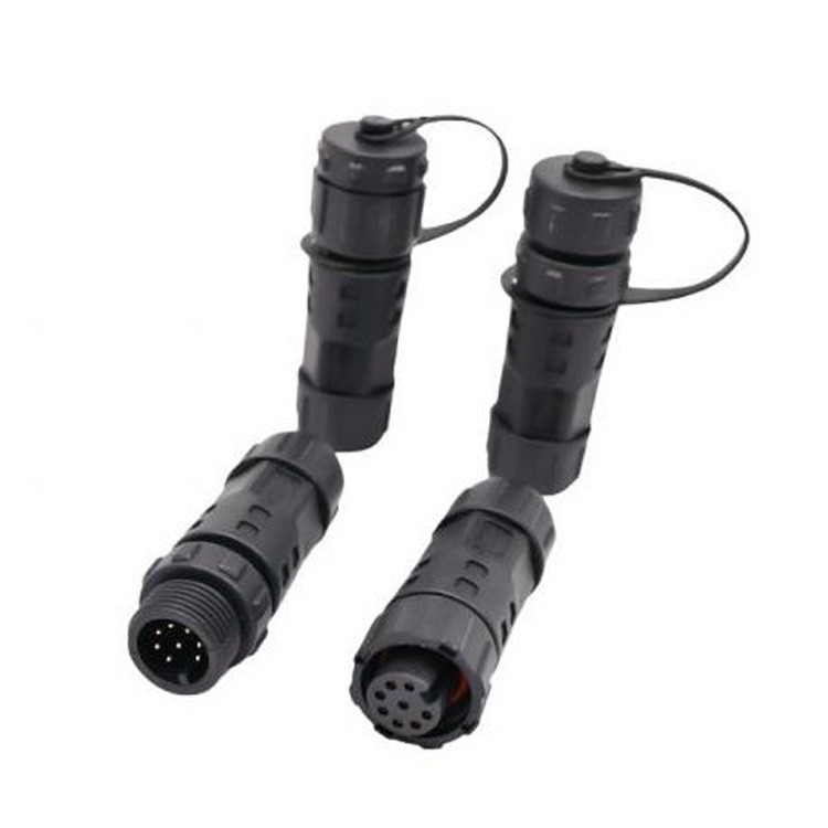 Connecteur circulaire IP67 imperméable à l'eau de qualité industrielle MM12 pour équipement électrique automobile