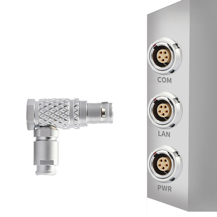 Connecteur de commande industriel de l'usine de série B T3 5Pin 90° angle droit connecteur circulaire