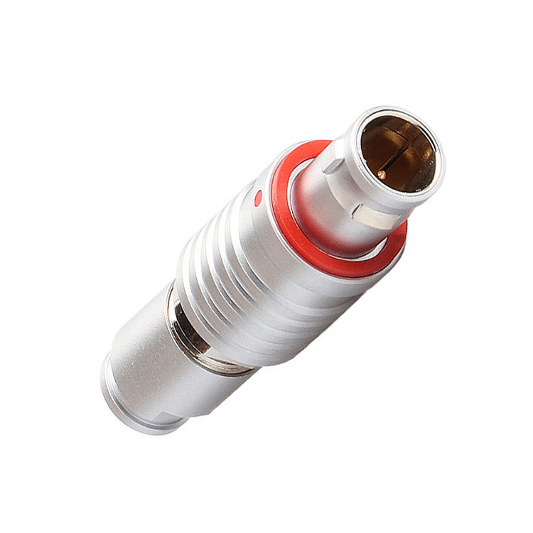 Connecteur industriel IP54 à prise étanche T6 auto-verrouillable, connecteur circulaire étanche série M B