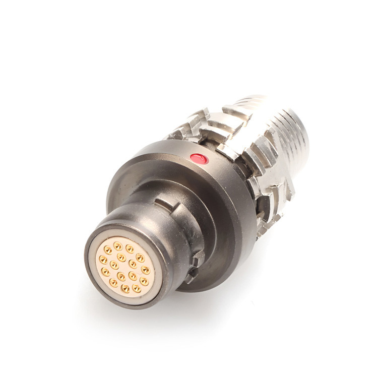 Connecteur étanche militaire, mâle et femelle, série 16P R, de qualité industrielle, avec un niveau de protection atteignant IP6K8