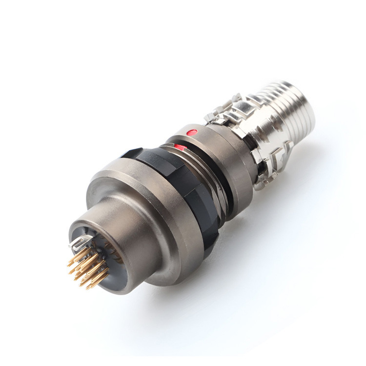 Connecteur étanche militaire, mâle et femelle, série 16P R, de qualité industrielle, avec un niveau de protection atteignant IP6K8