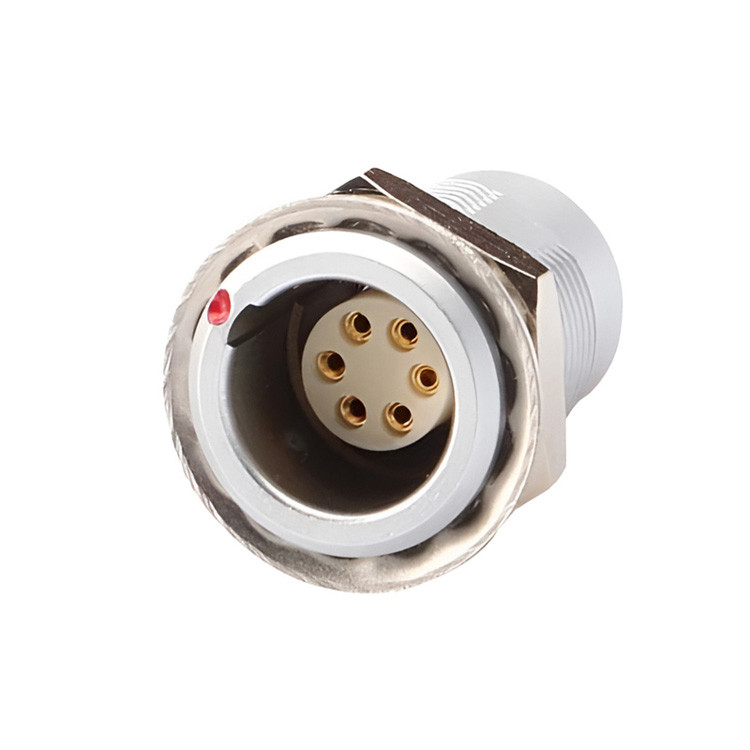 Connecteur circulaire à poussée et traction à plusieurs cœurs de la série B, 2 à 32 cœurs, cœur d'aiguille de soudage (droit ou incliné)