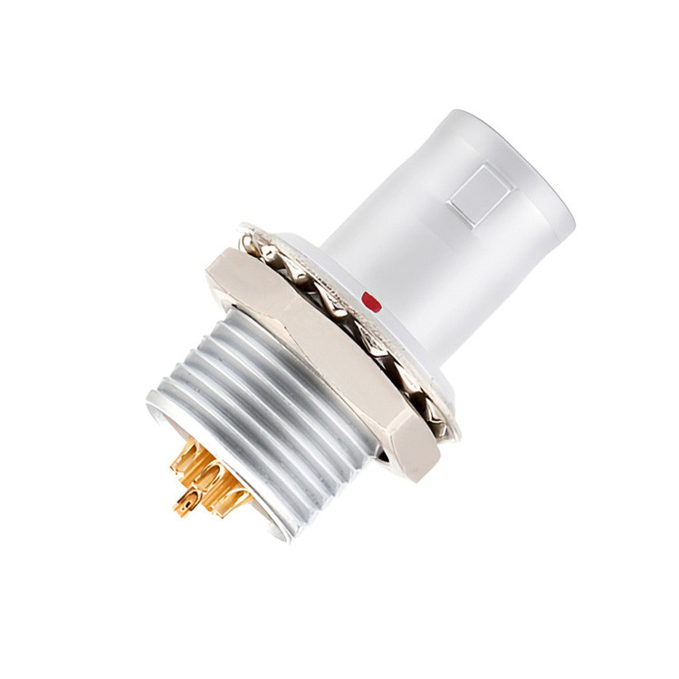 Connecteur circulaire à poussée et traction à plusieurs cœurs de la série B, 2 à 32 cœurs, cœur d'aiguille de soudage (droit ou incliné)