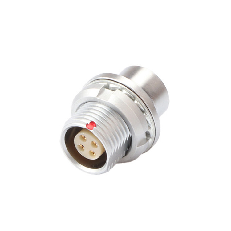 Connecteur circulaire industriel de la série B Z13 4Pin Connecteur féminin Socket scellé à vide fixe externe