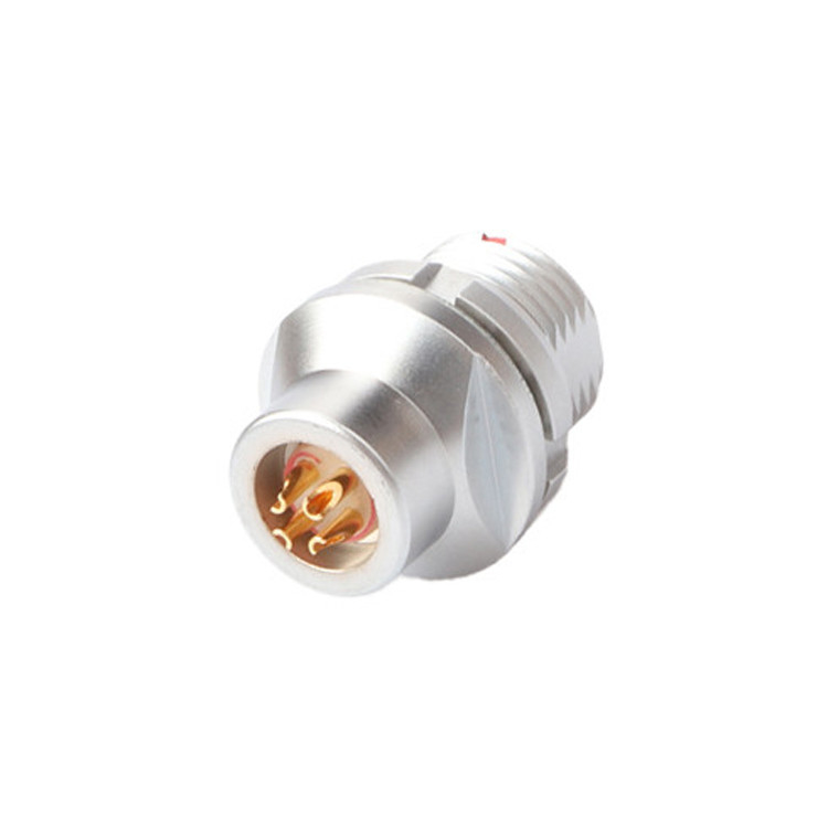 Connecteur circulaire industriel de la série B Z13 4Pin Connecteur féminin Socket scellé à vide fixe externe