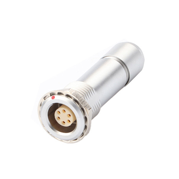 Clampe à câble à double écrous universelle connecteur circulaire imperméable industriel série B Z10 6P Femme