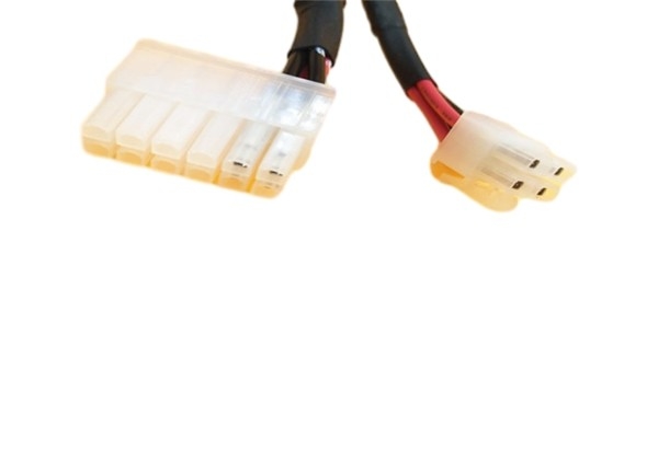 39-01-2120 4.2mm lancent 12pin Molex au harnais blanc de fil de 4pin 43025-0400 3.0mm avec la tresse