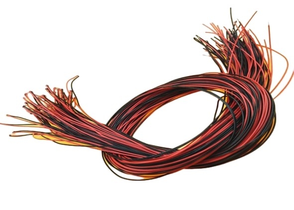câble mini 1,0 2 SH micro de 500mm Jst - connecteur de Pin Jst de la borne 2 avec des câbles de fils à 3mm étamés