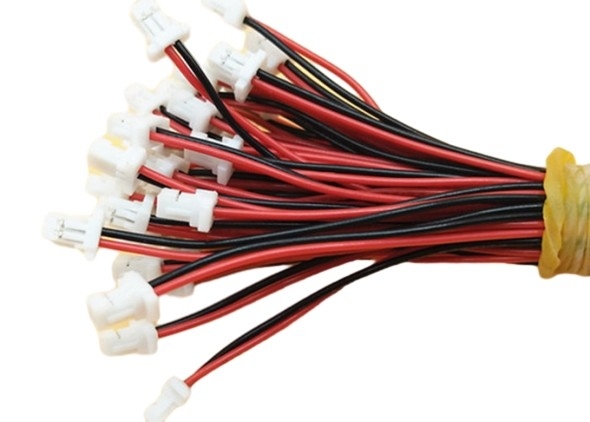 câble mini 1,0 2 SH micro de 500mm Jst - connecteur de Pin Jst de la borne 2 avec des câbles de fils à 3mm étamés