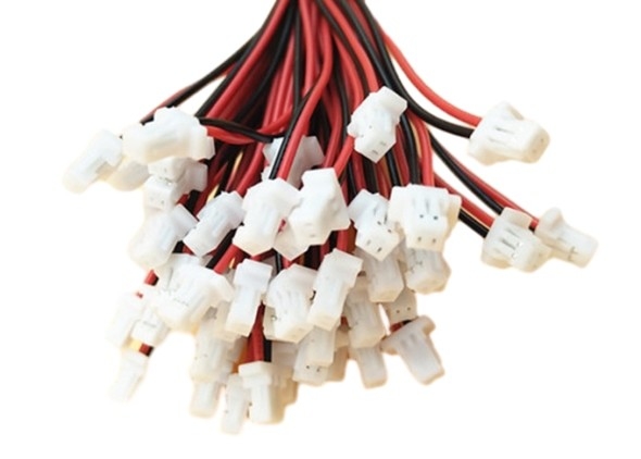 câble mini 1,0 2 SH micro de 500mm Jst - connecteur de Pin Jst de la borne 2 avec des câbles de fils à 3mm étamés