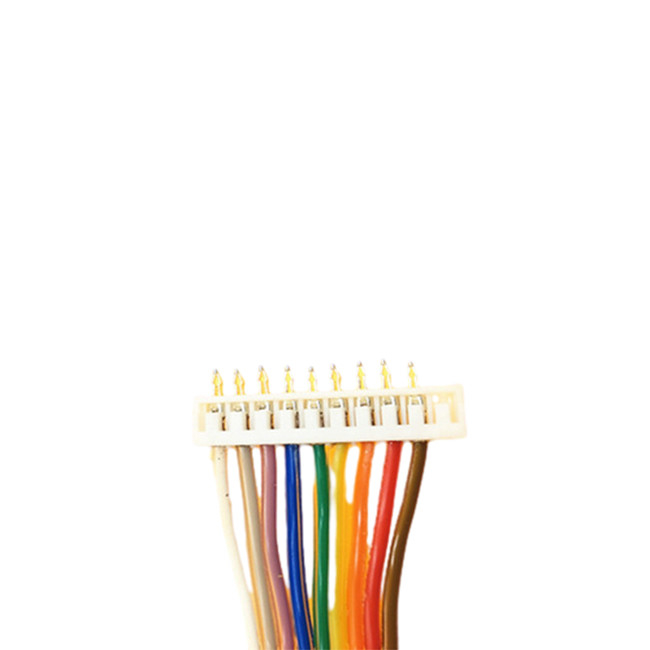 Câble plat plat électronique d'arc-en-ciel, câble plat de connecteur de connecteur de lancement de 2.0mm
