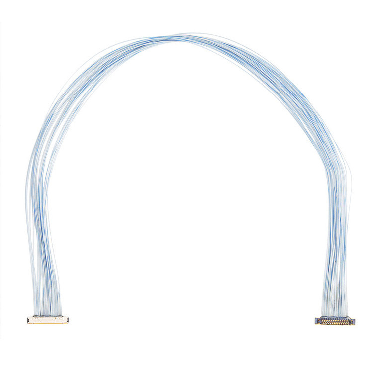 Pour les caméras de surveillance, un ensemble de câbles coaxial micro avec une hauteur de 0,25 mm KEL XSLS20-30