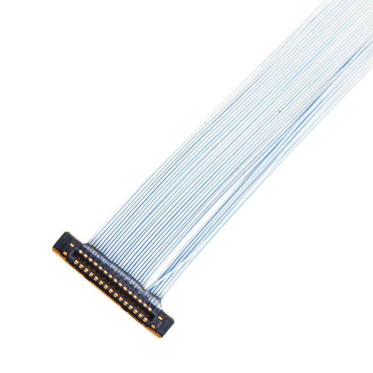 Pour les caméras de surveillance, un ensemble de câbles coaxial micro avec une hauteur de 0,25 mm KEL XSLS20-30