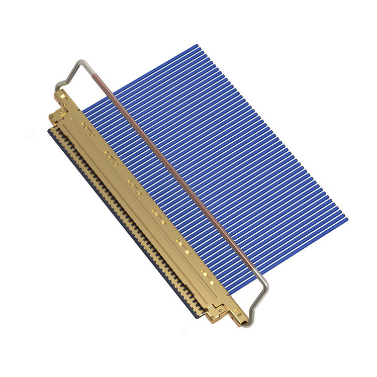 CABLINE-VS 20453-250T-03S Connecteur micro-coaxial à 50 broches avec une inclinaison de 0,5 mm, avec un type d'accouplement horizontal