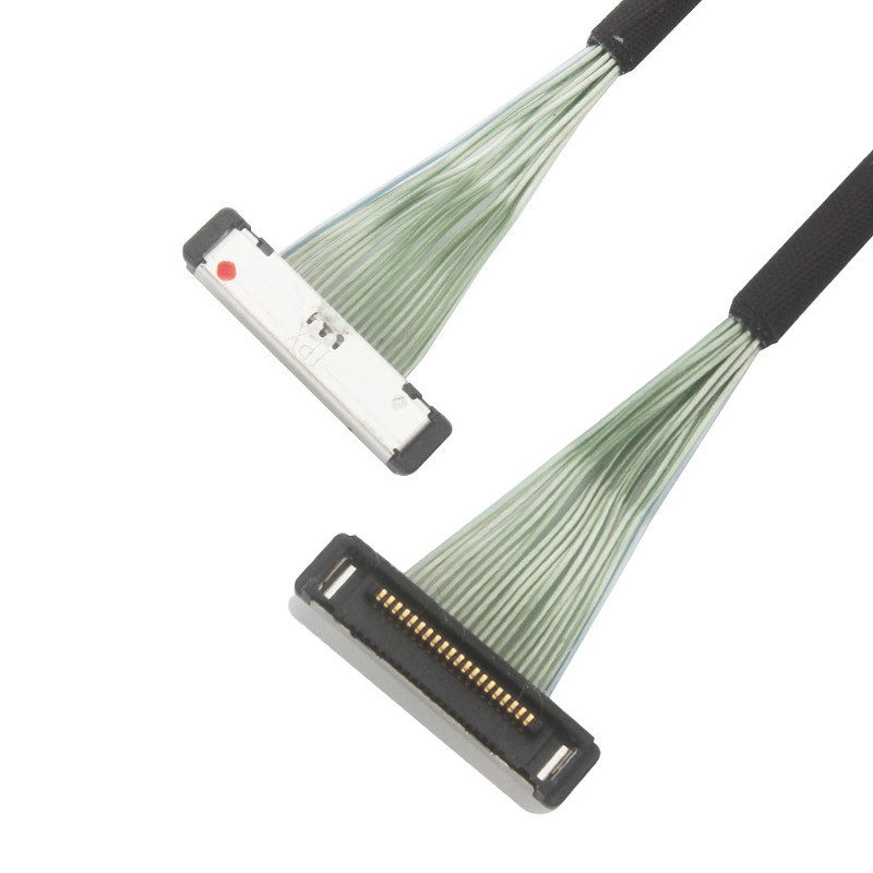 0.4mm Pitch IPEX 20380-R20T-06 Micro câble coaxial câble de connecteur lvds 20P 0,4mm pitch