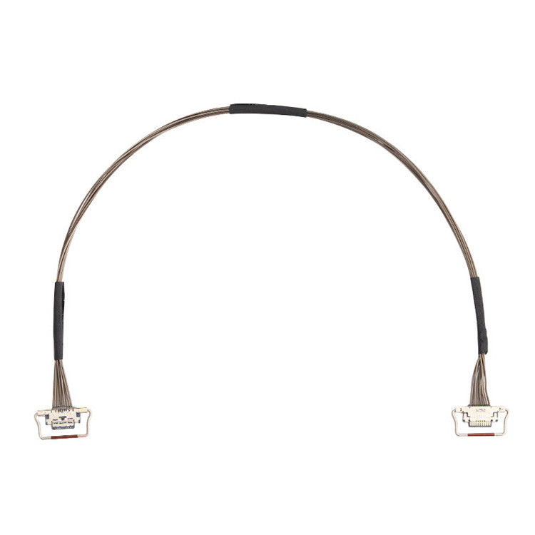 Fabrique 10 broches Micro câble coaxial 0,4 mm Pitch 20633-310T-01S Lvds Pour la caméra thermique