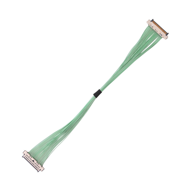 Borne micro 40 Pin Slim Plug Design du câble coaxial de liaison USL20-30SS-010-C 30 de lancement de KEL 0.4mm