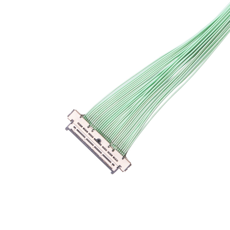 Borne micro 40 Pin Slim Plug Design du câble coaxial de liaison USL20-30SS-010-C 30 de lancement de KEL 0.4mm