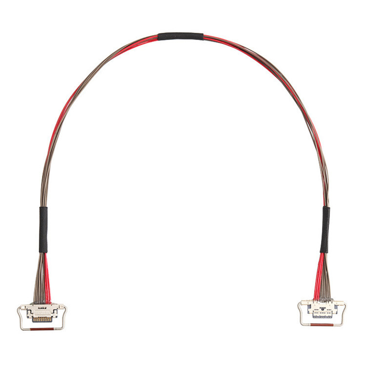 Un câble micro-coaxial LVDS à 10 broches d'une longueur de 150 mm, connecteur I-PEX d'une hauteur de 0,4 mm, identifié comme 20633-310T-01S