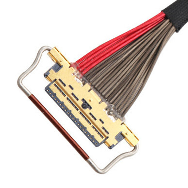 Fabrique UL EDP LVDS câble coaxial I PEX 0,4 mm de hauteur de contact 20633-220T-01S 20 broches