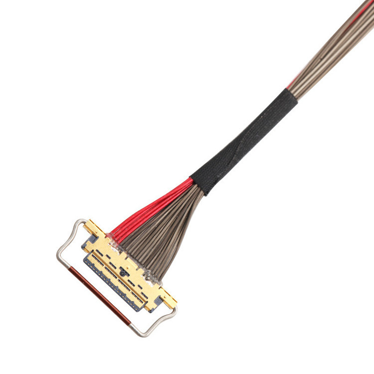 Fabrique UL EDP LVDS câble coaxial I PEX 0,4 mm de hauteur de contact 20633-220T-01S 20 broches