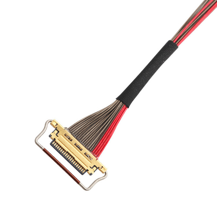 Fabrique UL EDP LVDS câble coaxial I PEX 0,4 mm de hauteur de contact 20633-220T-01S 20 broches