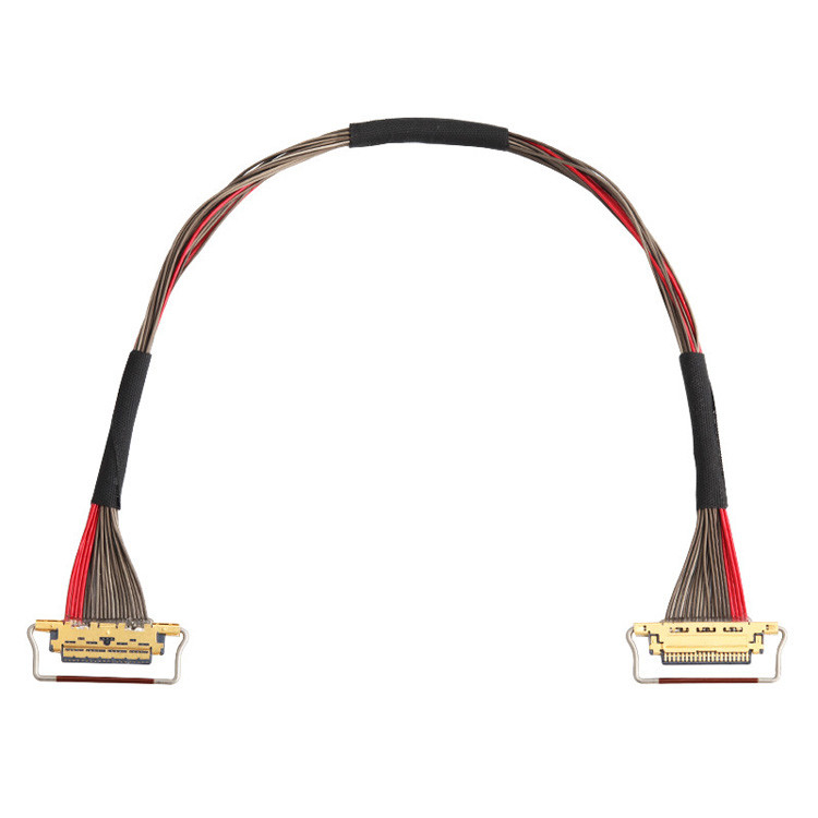 Fabrique UL EDP LVDS câble coaxial I PEX 0,4 mm de hauteur de contact 20633-220T-01S 20 broches