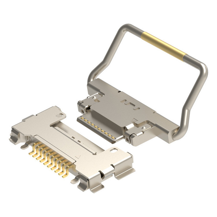 CABLINE-CA 10p 20633-310T-01S Connecteur micro-coaxial avec prise de verrouillage mécanique