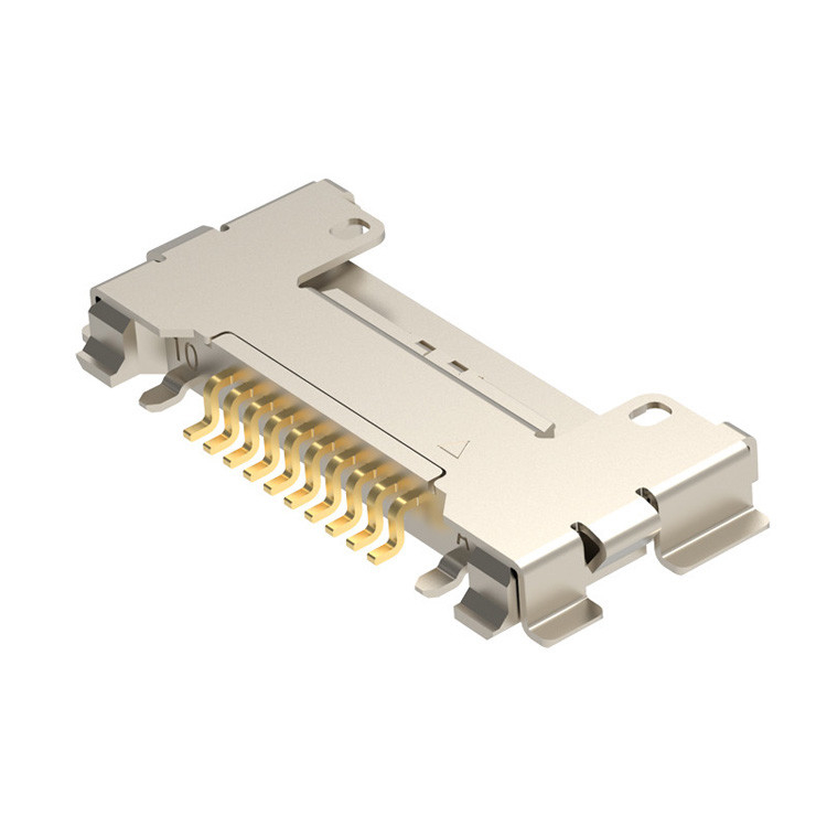 CABLINE-CA 10p 20633-310T-01S Connecteur micro-coaxial avec prise de verrouillage mécanique