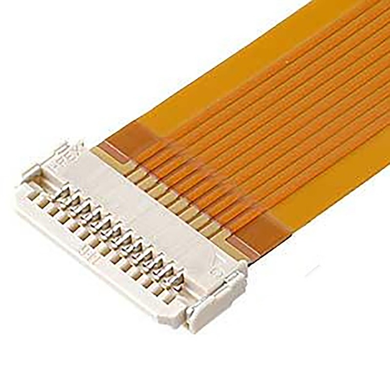 Cable connecteur coaxial de Lvds pour le lancement 6 Pin Fpc du moniteur DW-5 20598-006T-02 0.5mm d'affichage à cristaux liquides