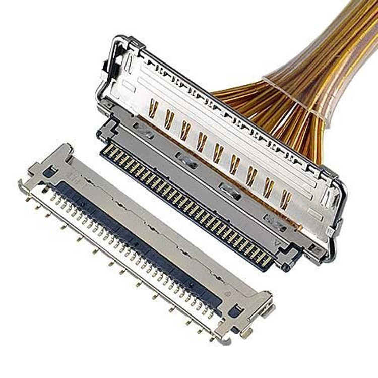 Type d'accouplement horizontal: câble de connecteur micro-coaxial VS II 20846-020T 030T 040T 0,5 mm de pente