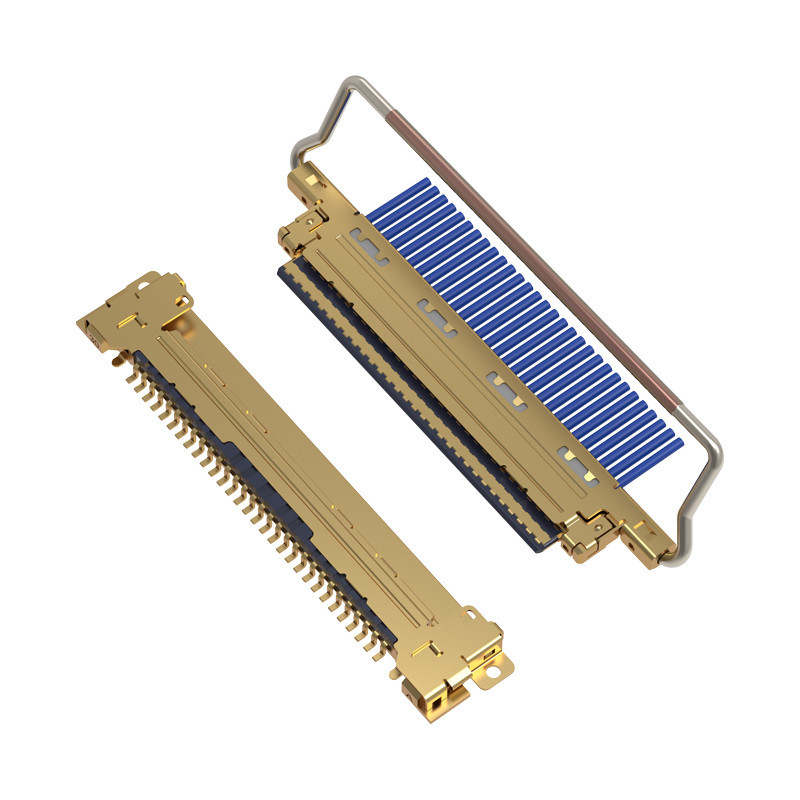 CABLINE-VS 20453-230T-03 lancement de 0,5 millimètres, type de accouplement horizontal connecteur micro-coaxial