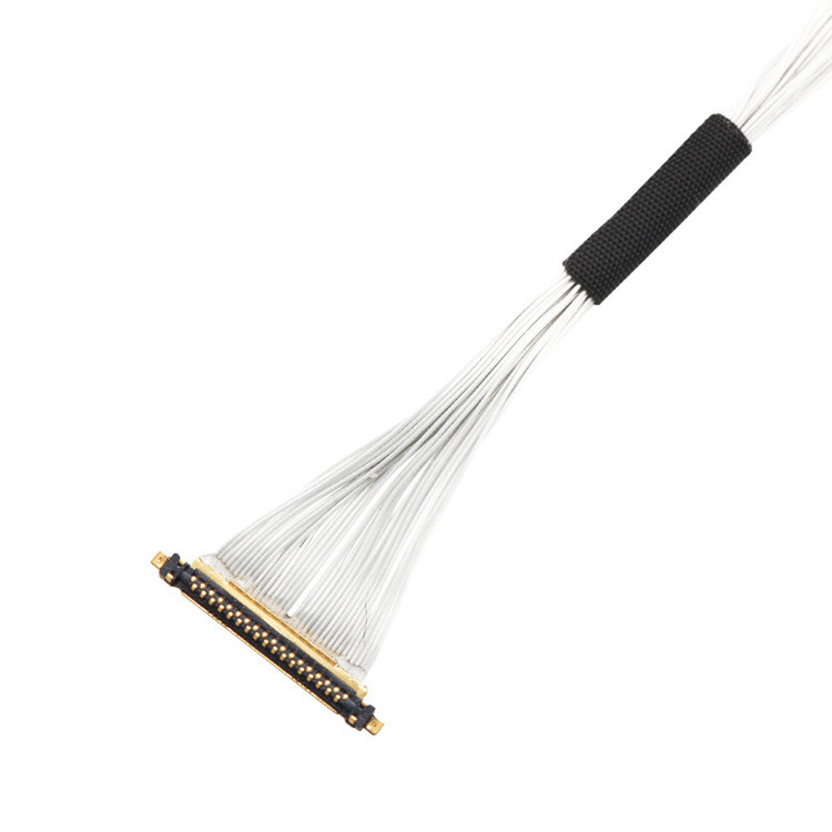 34 épingle JST AUHR-05V-H à I-PEX 20531-34-01 0,25 mm d'envergure Assemblage de câble LVDS EDP