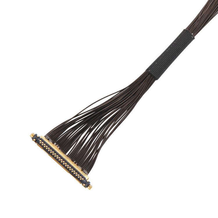34 épingle JST AUHR-05V-H à I-PEX 20531-34-01 0,25 mm d'envergure Assemblage de câble LVDS EDP