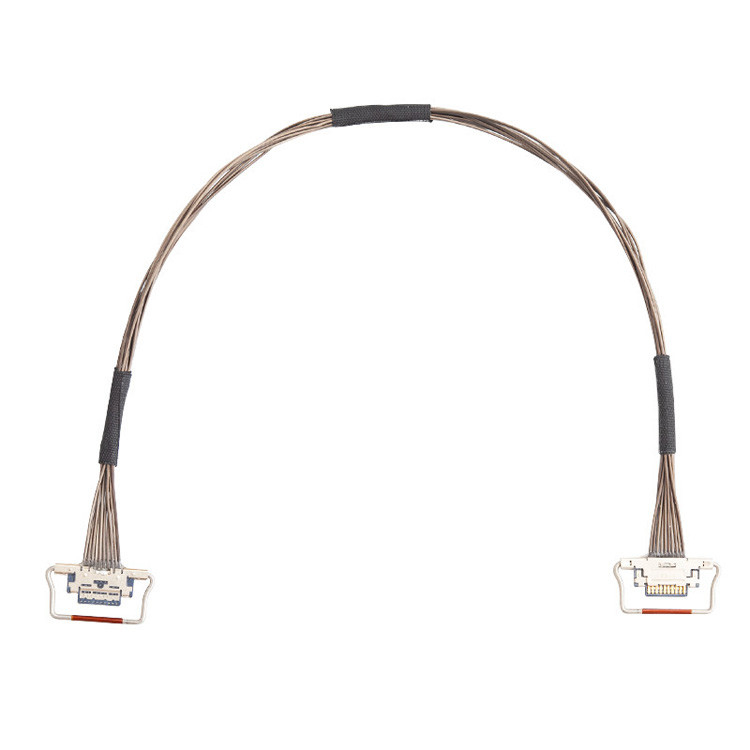 10 épingles EDP I-PEX câble LVDS coaxial 0,4 mm de hauteur de contact 20633-310T-01S 38AWG