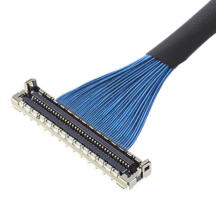 Cable LVDS micro coaxiale avec écran électromagnétique et verrouillage mécanique IPEX CABLE MICRO COAX 30P CABLINE-UM 20878-030T-01