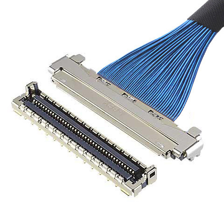 Cable LVDS micro coaxiale avec écran électromagnétique et verrouillage mécanique IPEX CABLE MICRO COAX 30P CABLINE-UM 20878-030T-01
