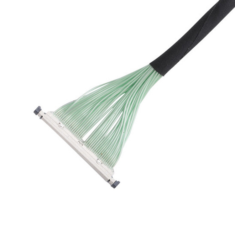 Le câble à micro-coaxie de 40P LVDS est appelé câble-UA II 20496-040T-40 20497-040T-30 2679-040-10 20498-040E-41.