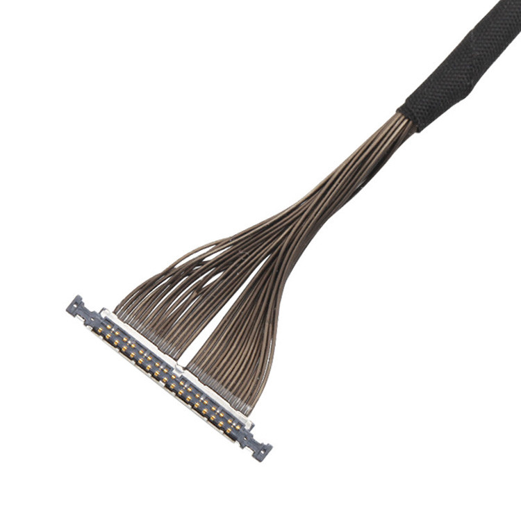 Cable de télévision pour drones 32P Connecteur 32 broches Micro câble coaxial I PEX 0,3 mm Pitch 20496-032T-40