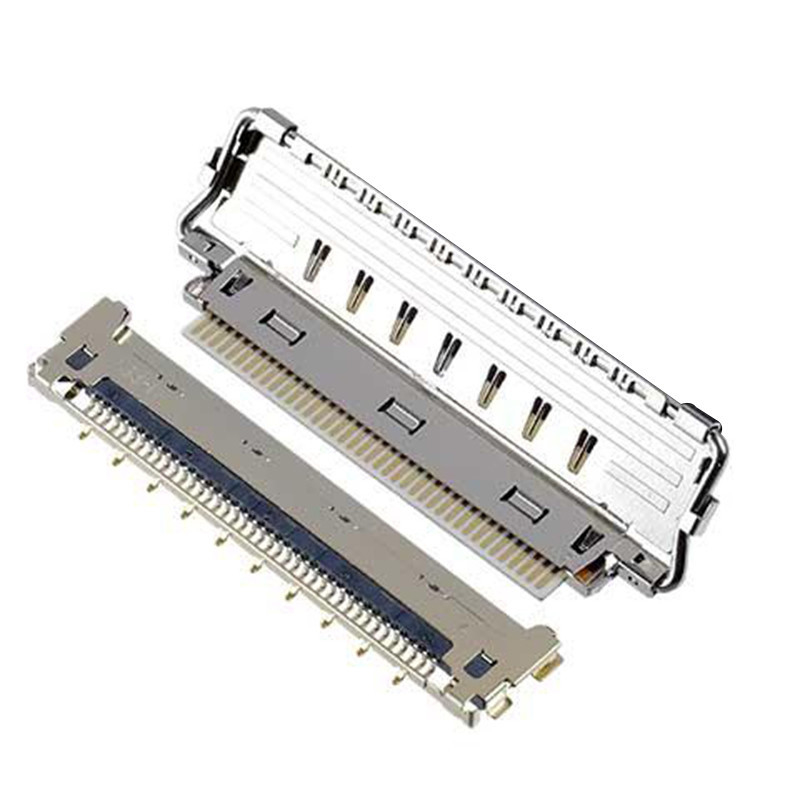 IIF 20856-040T-01 50P assemblage de câble à micro coax entièrement protégé par mise à la terre à plusieurs points et verrou mécanique