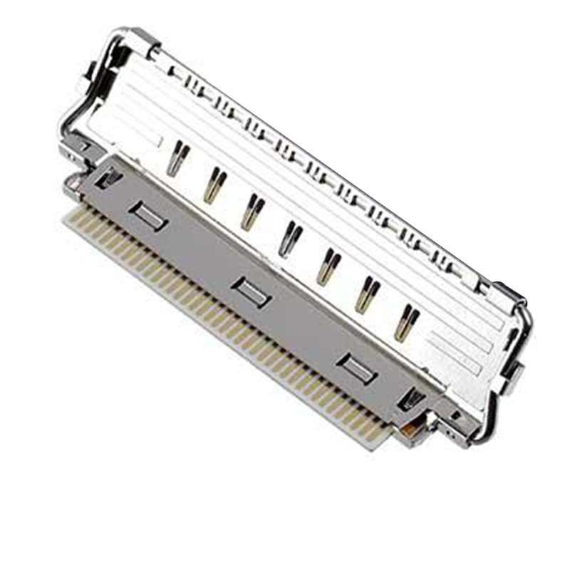 IIF 20856-040T-01 50P assemblage de câble à micro coax entièrement protégé par mise à la terre à plusieurs points et verrou mécanique