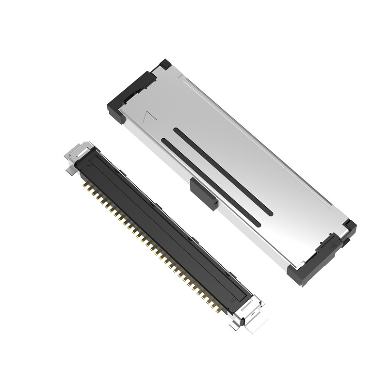 FPL II 20437-030T-01 Type d'accouplement horizontal Connecteur micro-coaxial avec verrou mécanique 30Pin 40P 50P 0,4 mm de hauteur