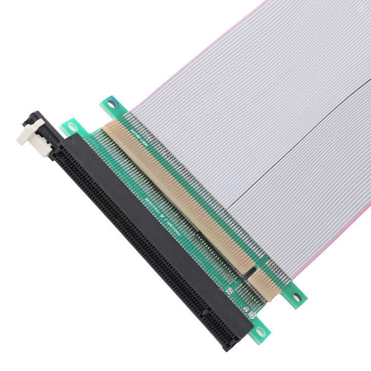 Cable d'extension de carte graphique PCIE pour machines minières PCB Cable coaxial extrêmement fin