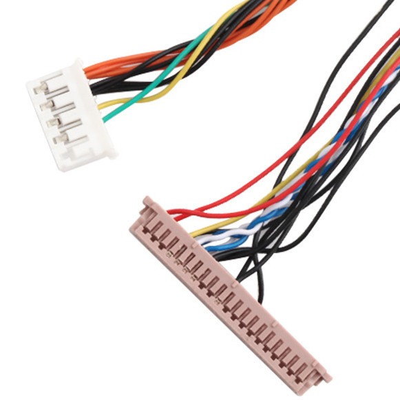 ISO14001 Assemblage de câbles LCD de type LVDS 20453-230T à PH2.0 PHR-6P 1255H-2