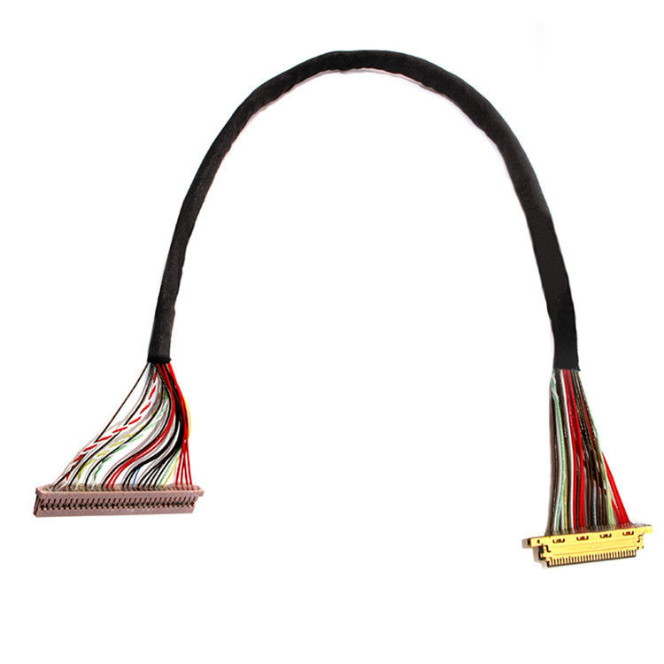 Cable LVDS pour moniteur LCD de 30 broches à 30 broches I PEX 20453 20633 avec une hauteur de 0,4 mm / 1,25 mm