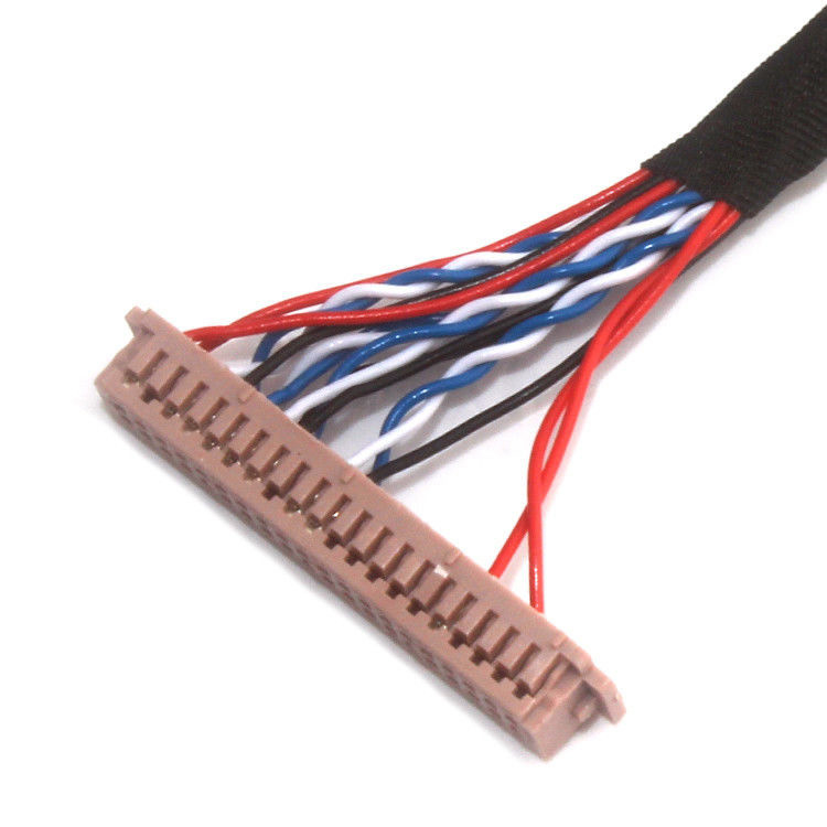 UL Assemblages de câbles micro coaxiale JAE  Lvds câble 30 pin Fi X30 à Df13 30ds 1.25c
