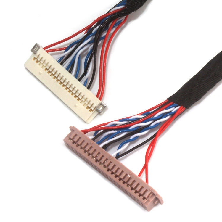 UL Assemblages de câbles micro coaxiale JAE  Lvds câble 30 pin Fi X30 à Df13 30ds 1.25c