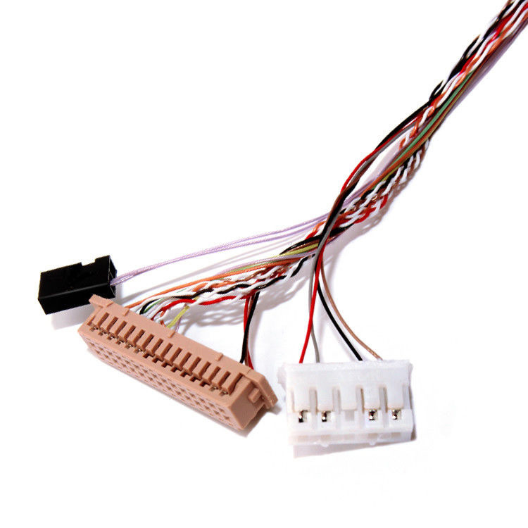 Assemblage de câbles LVDS de 40 broches à 30 broches avec connecteur I PEX /  20345 040T 32R à DF13