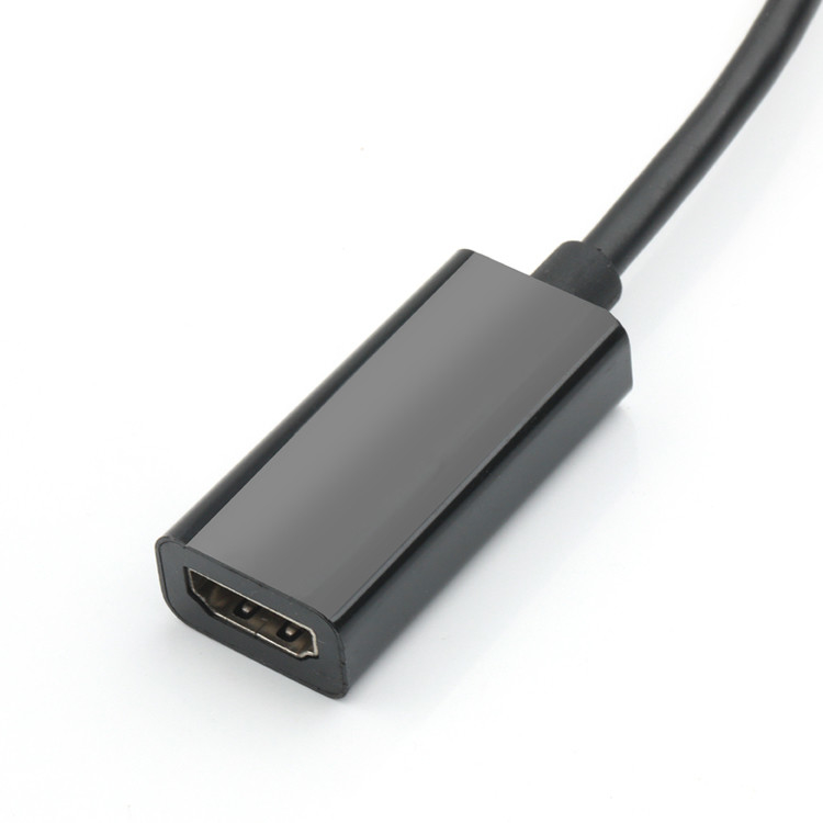 Adaptateur DP mâle à HDMI femelle Transmission de signal industriel HD, prise en charge 4K 8K
