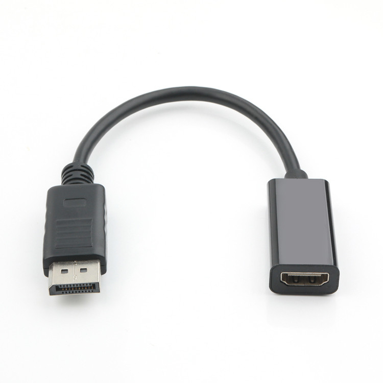 Adaptateur DP mâle à HDMI femelle Transmission de signal industriel HD, prise en charge 4K 8K